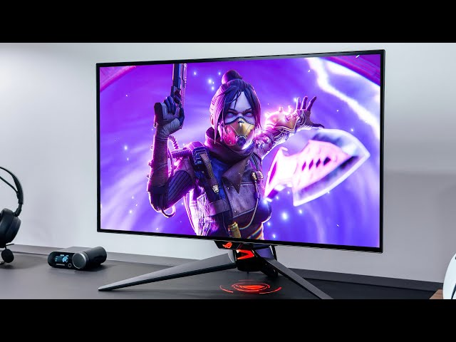 Image of The Asus ROG Swift PG27AQDM in gameplay.