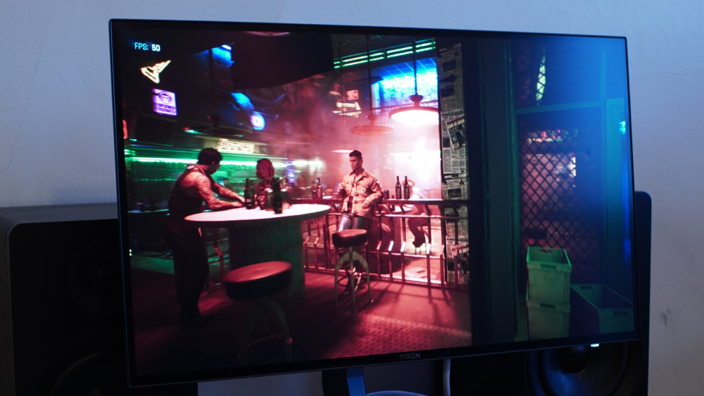 Image of The AOC Agon Pro AG276QZD in gameplay.